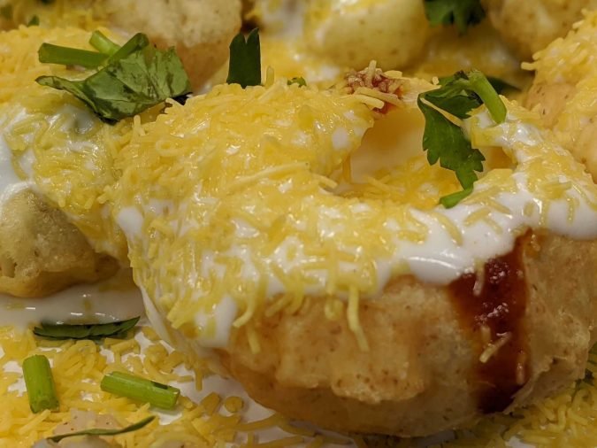 Indian Dahi poori at Banjara