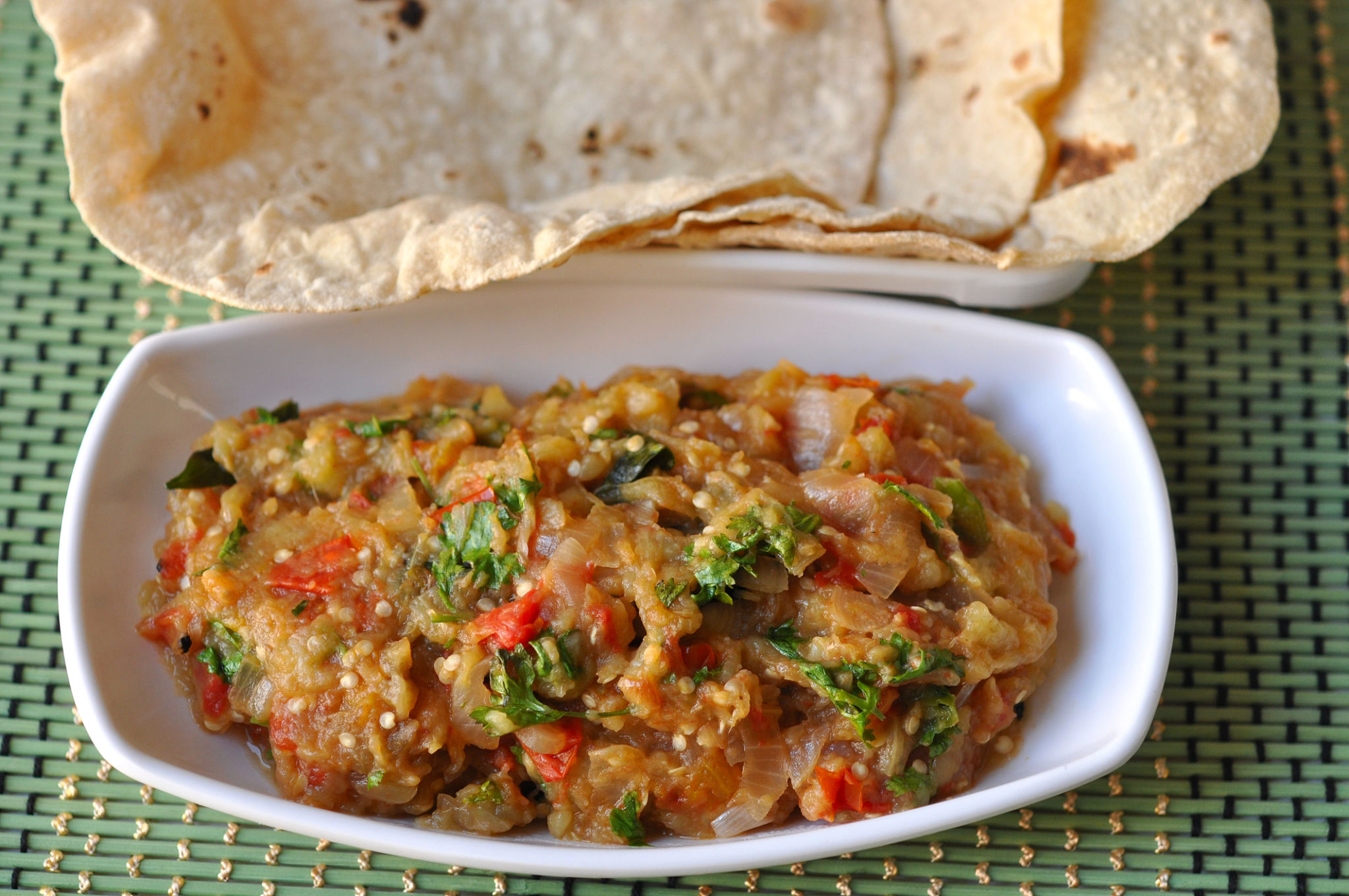 Indian Baingan Bharta at Banjara