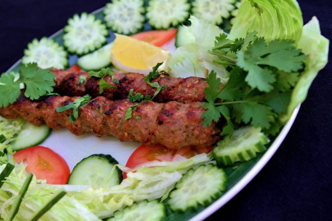 Indian Lamb Seekh Kebab at Banjara