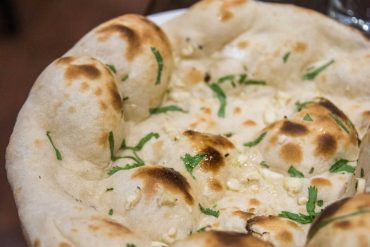 Garlic Naan at Banjara